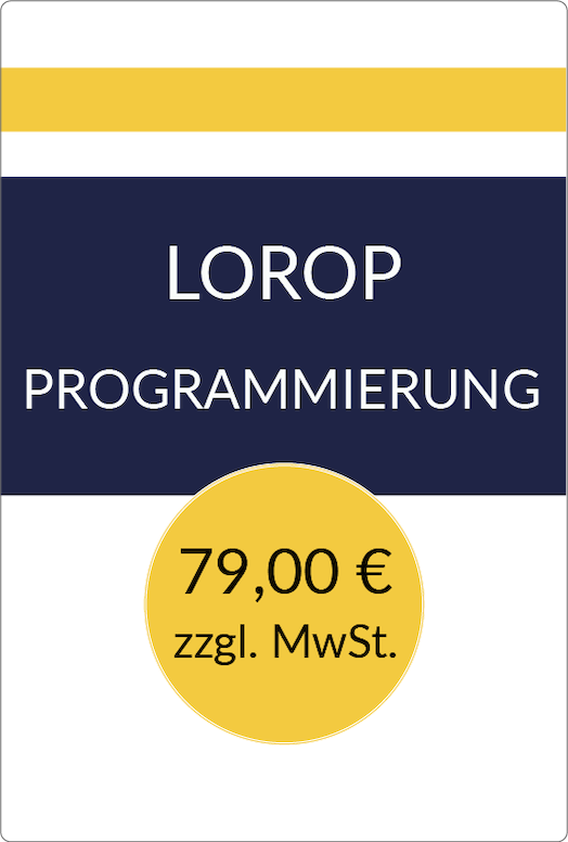LOROP Programmierung